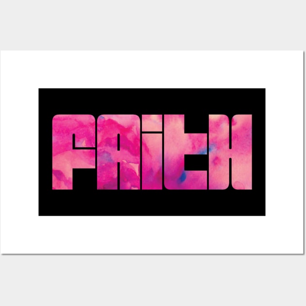 Christian Shirts Faith Wall Art by ChristianShirtsStudios